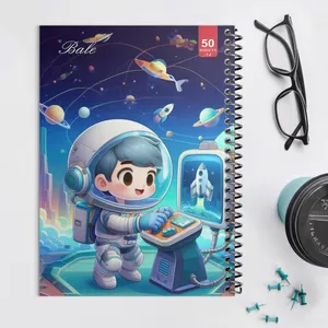دفتر نقاشی 50 برگ انتشارات بله طرح پسر فضانورد کد A4-L636