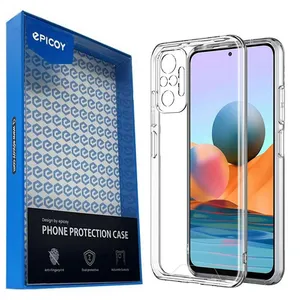 Epicoy Transparent Clear Case For Xiaomi Redmi Note 10 Pro 4G
