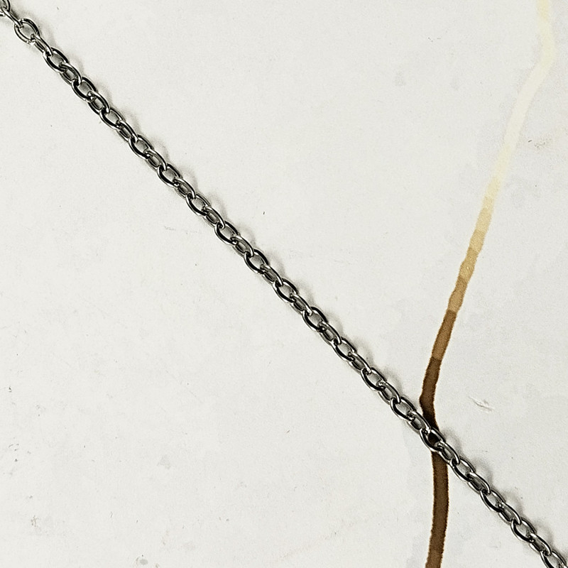 زنجیر زنانه سلین کالا مدل آجری کد 105