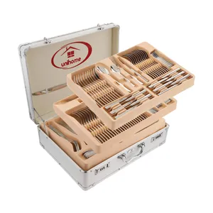 سرویس قاشق و چنگال 152 پارچه یونی هوم مدل دونا