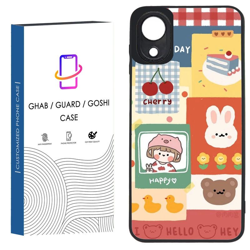 کاور قاب گارد گوشی طرح دخترانه کد 38 - tpu مناسب برای گوشی موبایل سامسونگ Galaxy A03 Core