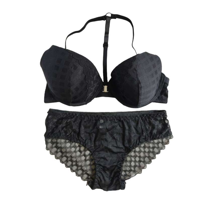 ست شورت و سوتین زنانه مدل جلو باز شو