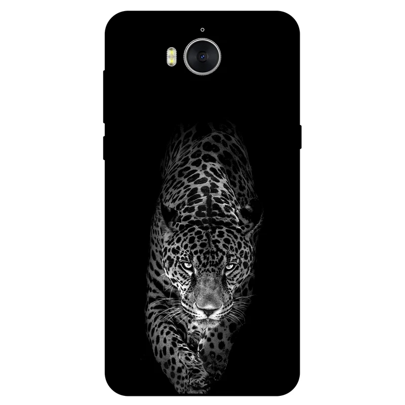 کاور مگافون طرح پلنگ مدل 1879 مناسب برای گوشی موبایل هوآوی Y5 3 / Y5 2017