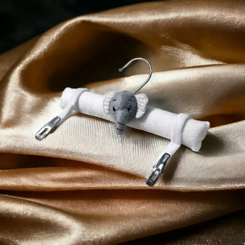 چوب لباسی نوزادی مدل عروسکی مجموعه 6 عددی