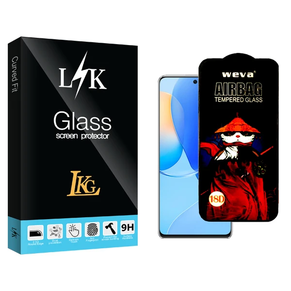 محافظ صفحه نمایش شیشه ای ال کا جی مدل LK Glass AirBag مناسب برای گوشی موبایل هوآوی Nova 9 SE