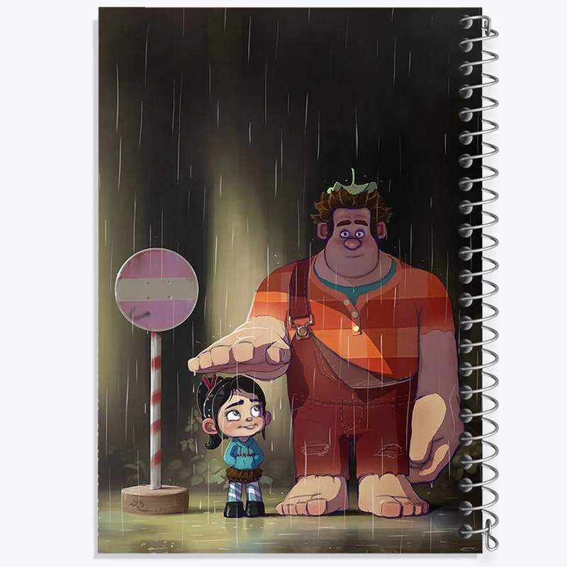 دفتر شطرنجی 50 برگ خندالو مدل رالف خرابکار کد F2175