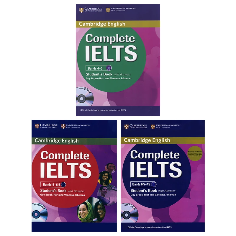 کتاب Cambridge English Complete Ielts اثر جمعی از نویسندگان انتشارات کمبریج 3 جلدی
