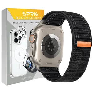 Sprig band model Trail Loop Nylon suitable for Apple watch 44/45/46/49mm Series SE1/SE2/SE3/4/5/6/7/8/9/10/11/Ultra/Ultra2/Ultra3