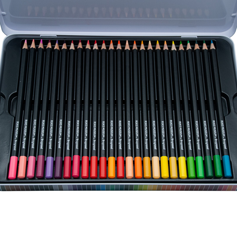 مداد رنگی 50 رنگ برونزیل مدل نیمه حرفه ای طرح RUKS MUSEUM