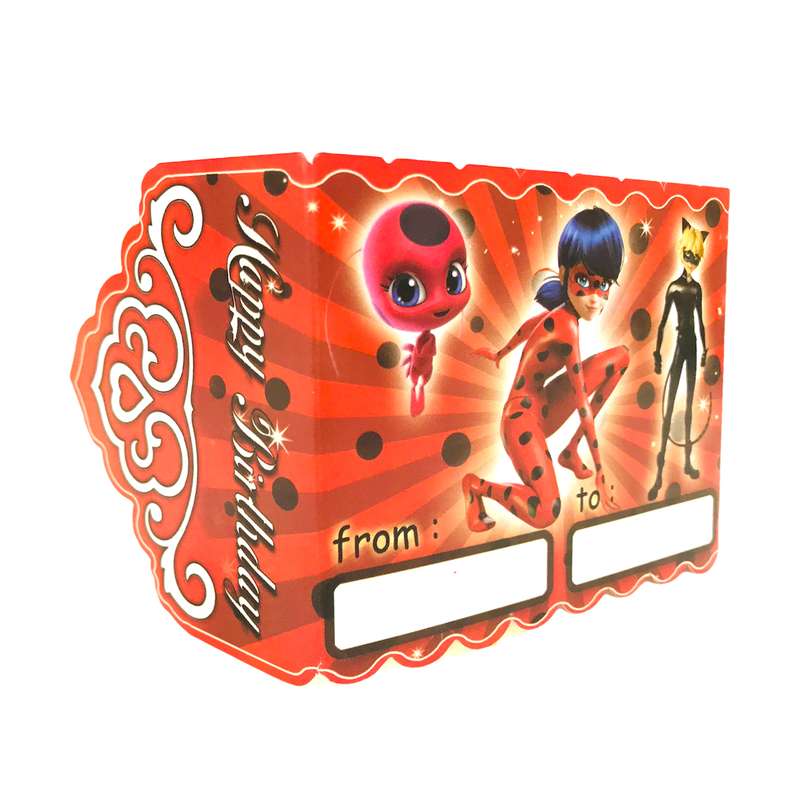 کارت دعوت مسترتم طرح دختر کفشدوزک پلاس بسته 10 عددی