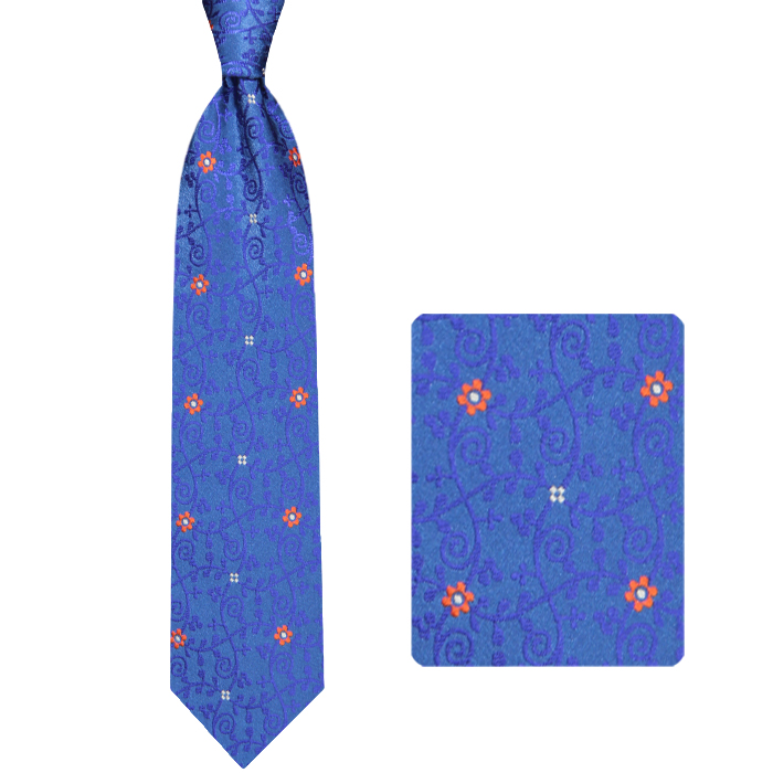 ست کراوات و دستمال جیب مردانه فایو کد 9000118