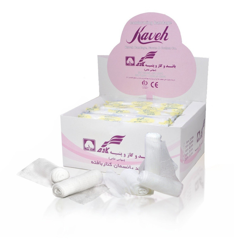 باند پانسمان کاوه مدل کنار بافته بسته 80 عددی