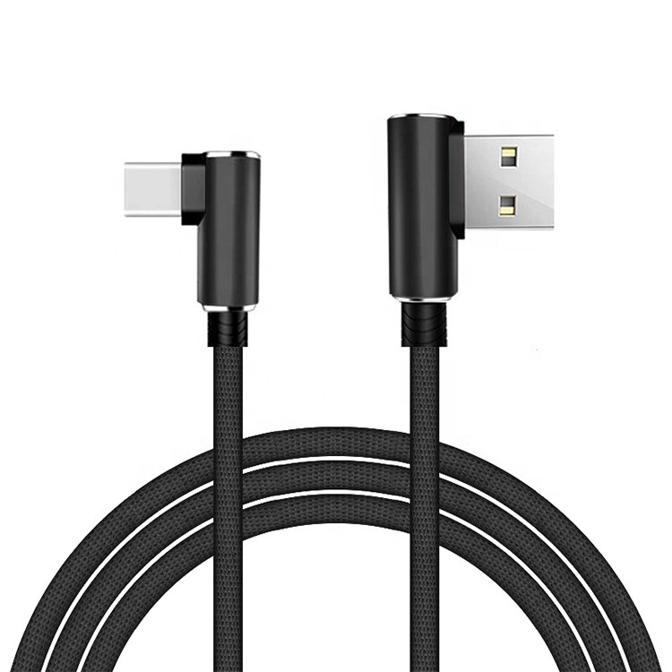 کابل تبدیل USB به USB-C مدل 90DEGC طول 2 متر