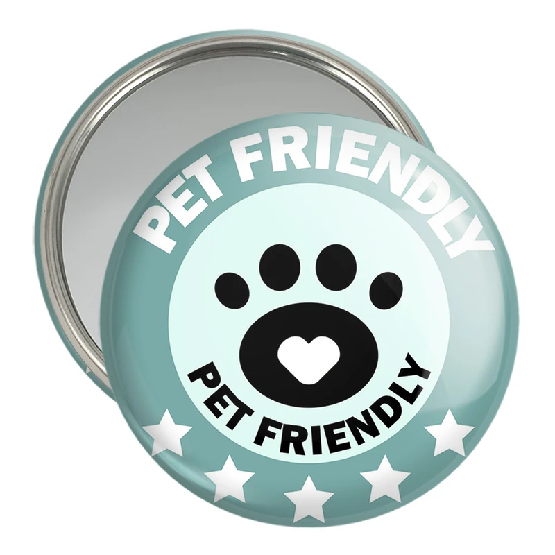 آینه جیبی خندالو مدل حمایت از حیوانات کد 27339