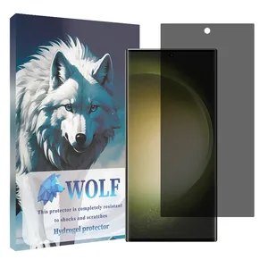 Wolf Tough model privacy screen Protector Suitable for Samsung Galaxy S23 Ultra Mobile Phone