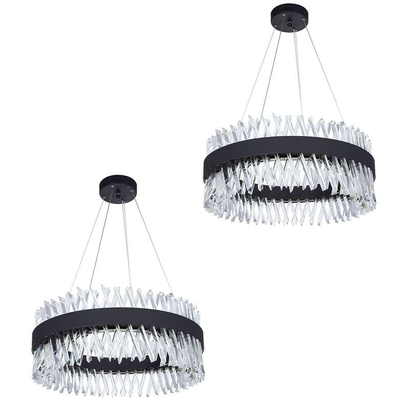 چراغ آویز چشمه نور کد N2661/60-60-Pro بسته دو عددی