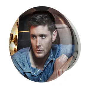 آینه جیبی خندالو طرح دین وینچستر سریال سوپرنچرال Supernatural مدل تاشو کد 24514 