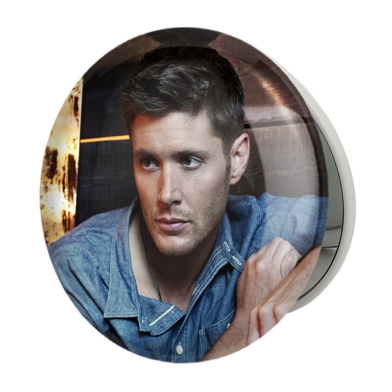 آینه جیبی خندالو طرح دین وینچستر سریال سوپرنچرال Supernatural مدل تاشو کد 24514 