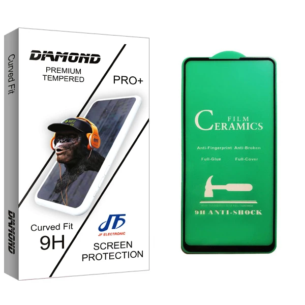 محافظ صفحه نمایش سرامیکی جی اف مدل Diamond glass مناسب برای گوشی موبایل سامسونگ Galaxy A21s