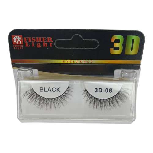 مژه مصنوعی فیشر لایت مدل 3D کد 06