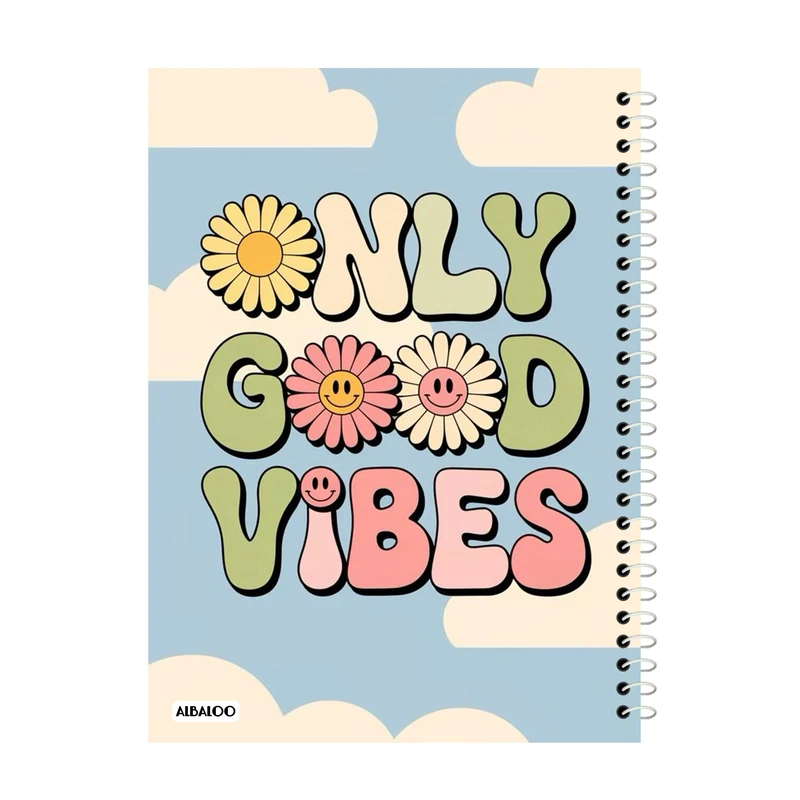 دفترچه یادداشت 50 برگ آلبالو مدل انگیزشی کد 4008