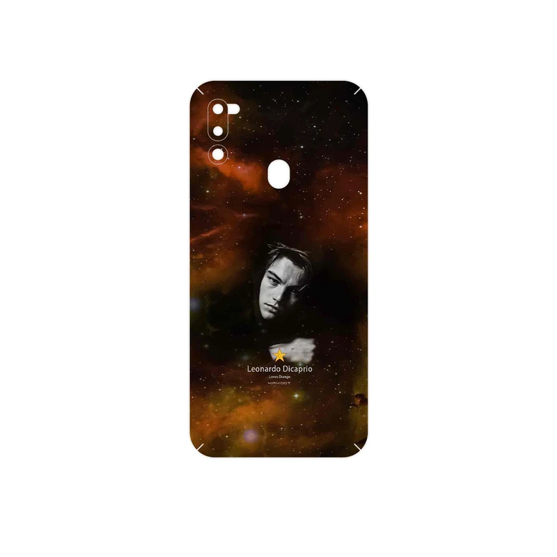 برچسب پوششی ماهوت مدل Leonardo Dicaprio مناسب برای گوشی موبایل سامسونگ Galaxy M21 (2021) Edition