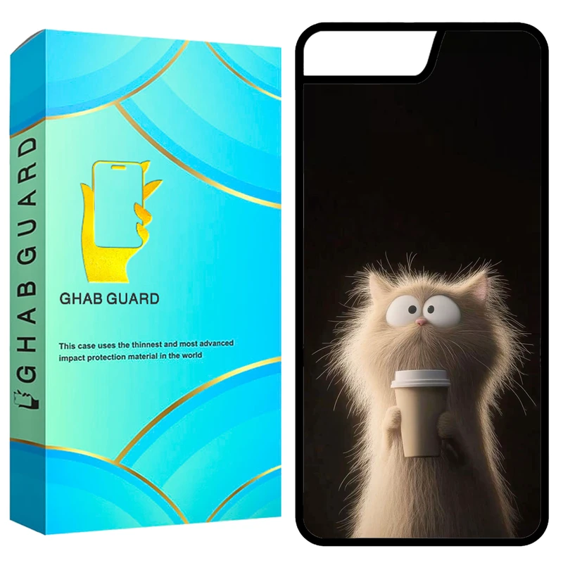 کاور قاب گارد طرح گربه مدل GCHP7 مناسب برای گوشی موبایل اپل iPhone 7 / 8 / SE 2020 / SE 2022