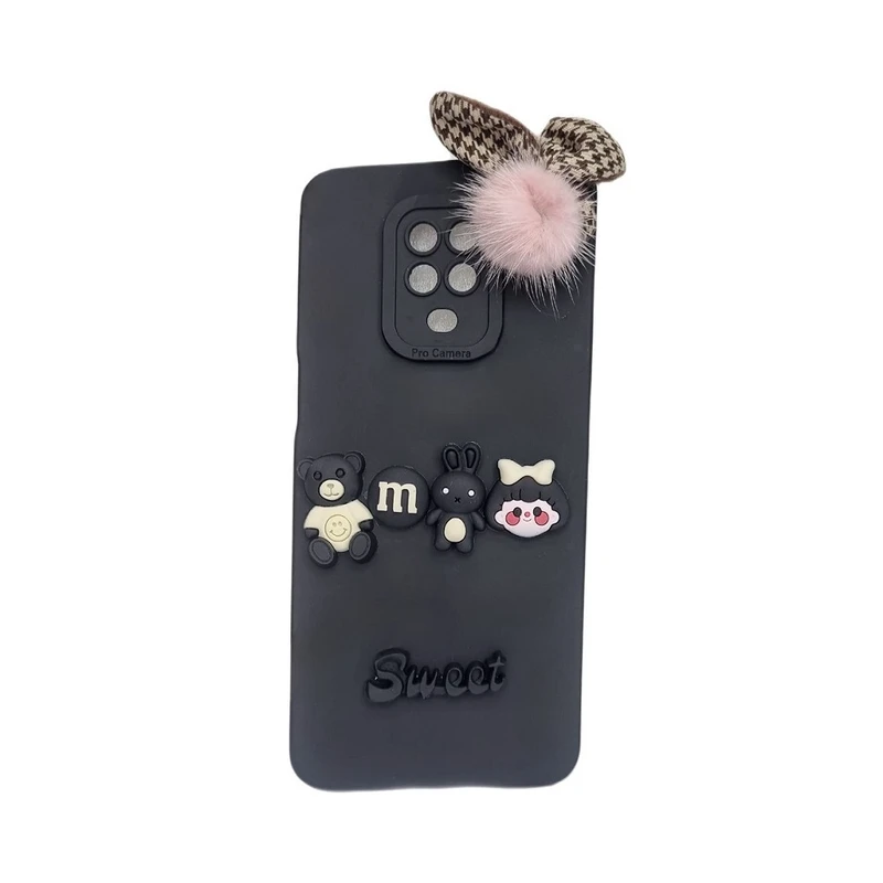 کاور طرح عروسکی برجسته مدل sweet مناسب برای گوشی موبایل شیائومی Note 9 S / 9 Pro