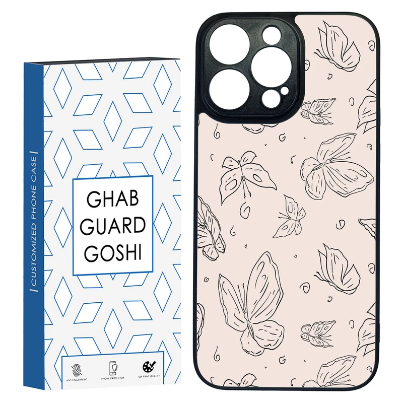 کاور قاب گارد گوشی طرح پروانه کد TPU-238 مناسب برای گوشی موبایل اپل Iphone 14 PRO MAX