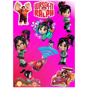 استیکر لپ تاپ طرح رالف خرابکار کد 2025 مجموعه 9 عددی