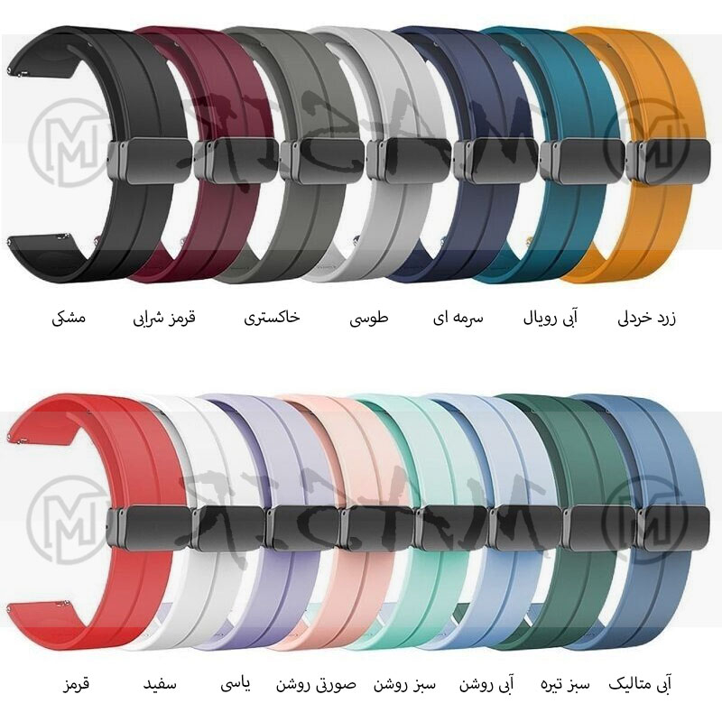 بند مسیر مدل Silicone Magnetic مناسب برای ساعت هوشمند آمیزفیت GTS / GTS2 / GTS 2E / GTS2 mini