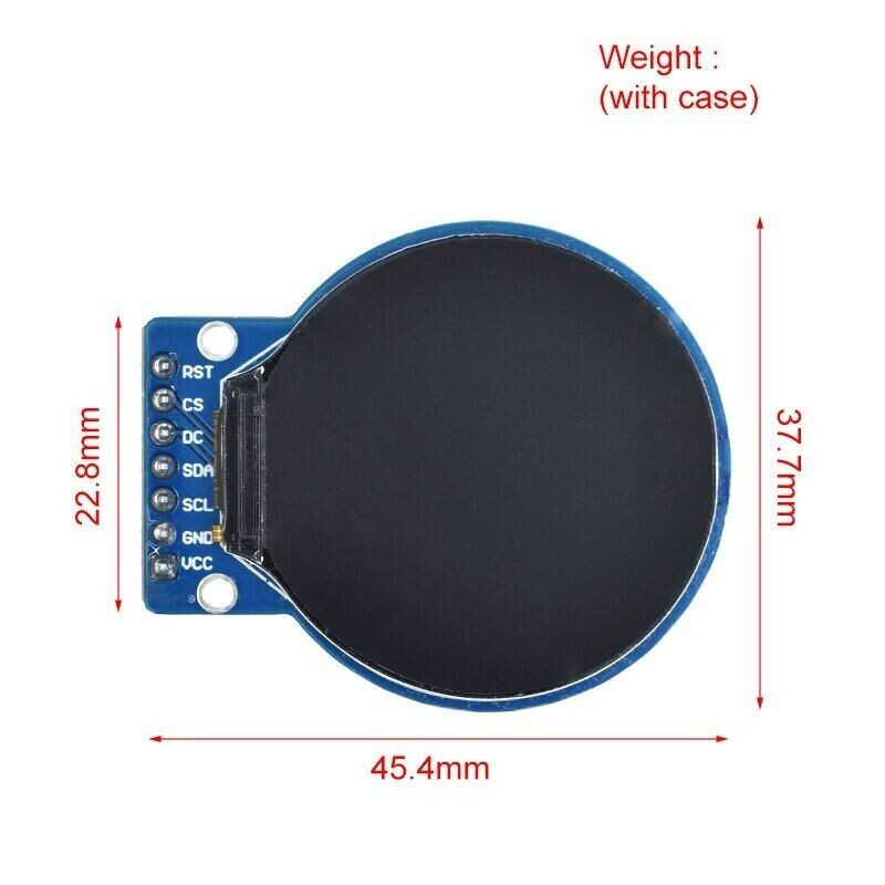 نمایشگر LCD مدل GC9A01 نمایشگر LCD مدل GC9A01