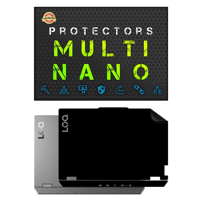 برچسب پوششی مات مولتی نانو مدل X-F1M مناسب برای پشت لپ تاپ لنوو LOQ 15IAX9 2024 15 inch