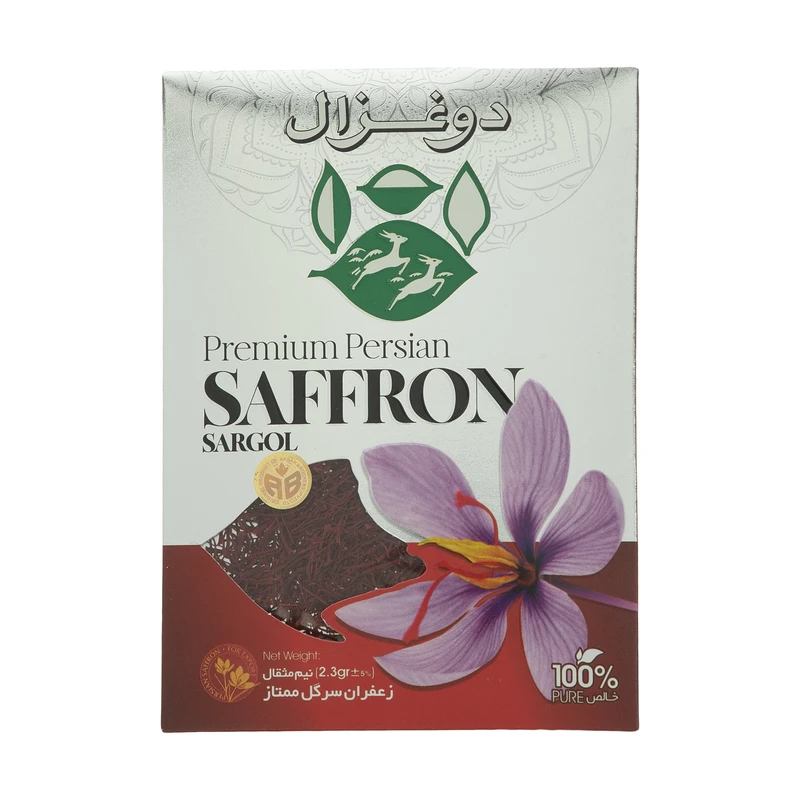 زعفران دو غزال - 2.3 گرم
