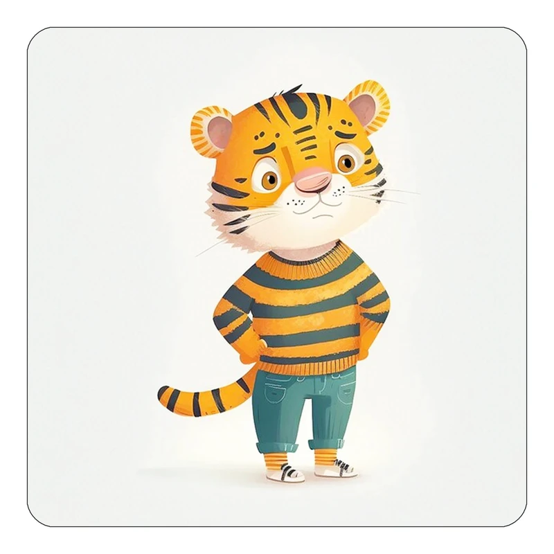 مگنت کاکتی طرح حیوانات کارتونی مدل mp27947