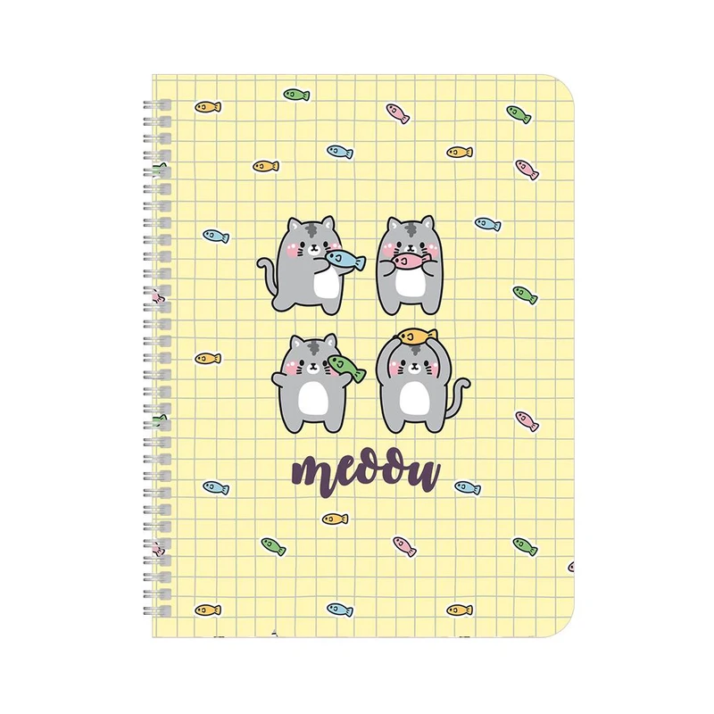 دفتر زبان 60 برگ مدل 4 خط کد A08