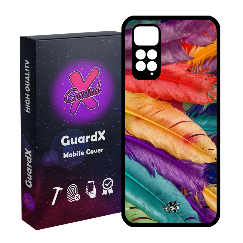 کاور گارد ایکس طرح Feather مدل Glass10180 مناسب برای گوشی موبایل شیائومی Redmi Note 11S/ Note 11 4G