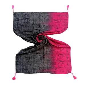 شال زنانه مدل نخی منگوله دار