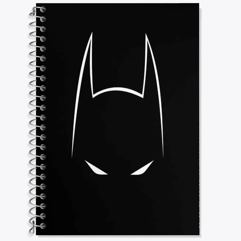 دفتر زبان 50 برگ خندالو مدل دو خط طرح بتمن Batman کد 25806