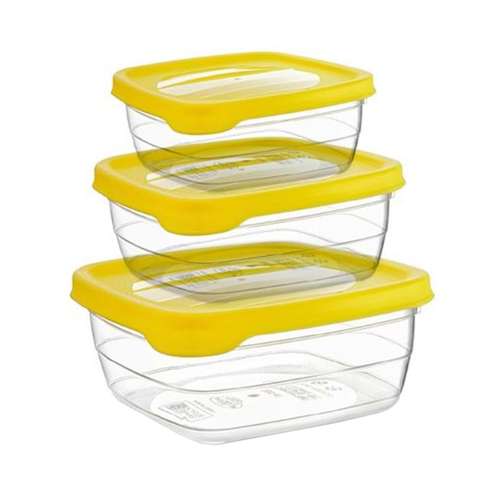 ظرف نگهدارنده هوبی لایف مدل Kitchen بسته 3 عددی