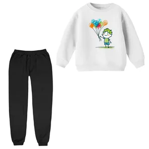 ست سویشرت و شلوار راحتی بچگانه مدل نقاشی پسرک 