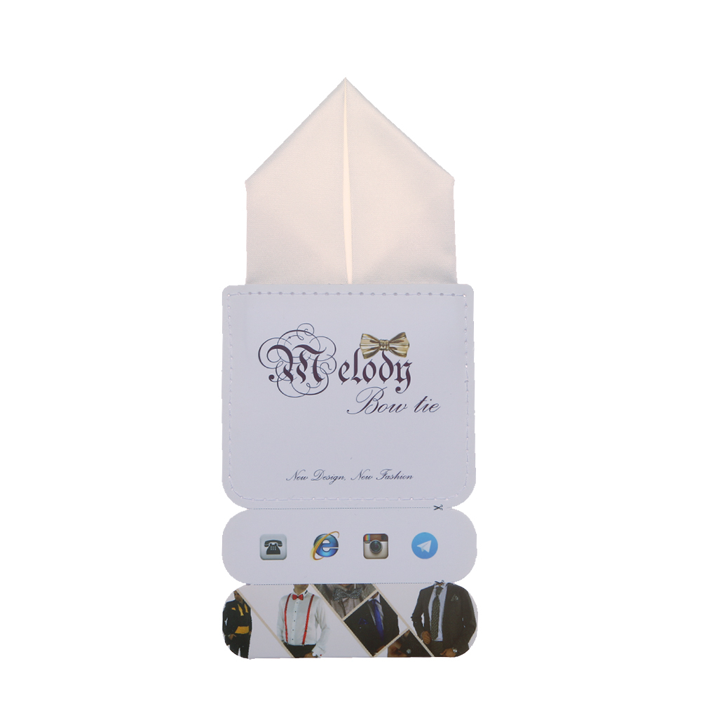 دستمال جیب مردانه ملودی مدل PS5103MSOwht