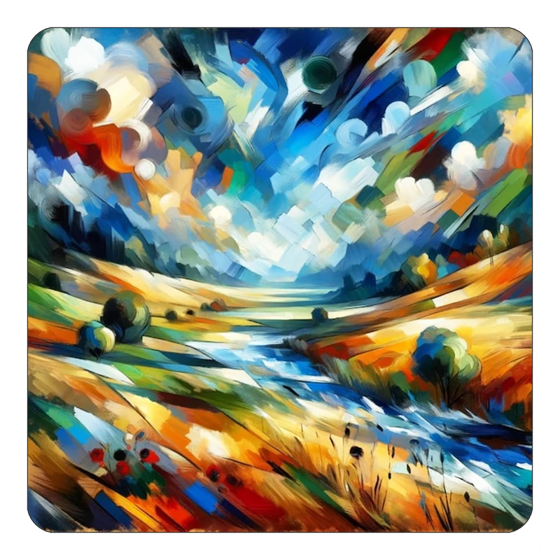 مگنت کاکتی طرح نقاشی رنگ روغن مدل mp73249