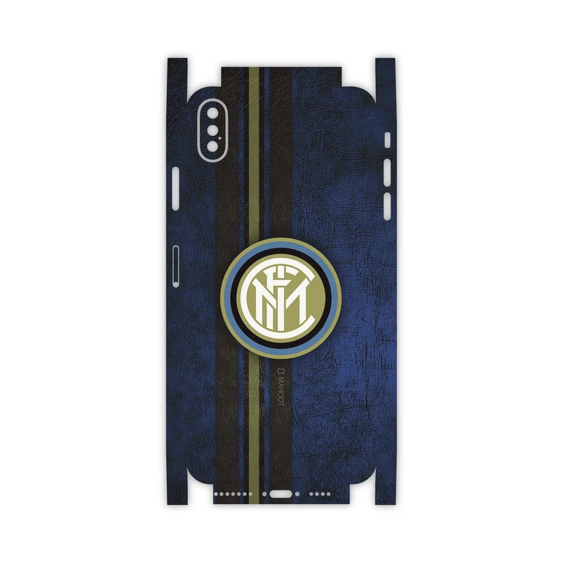 برچسب پوششی ماهوت مدل Inter-Milan-FC-FullSkin مناسب برای گوشی موبایل اپل iPhone Xs Max