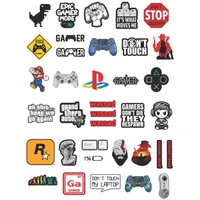 استیکر لپ تاپ کافه پرینت طرح گیمینگ کد F017 بسته 36 عددی