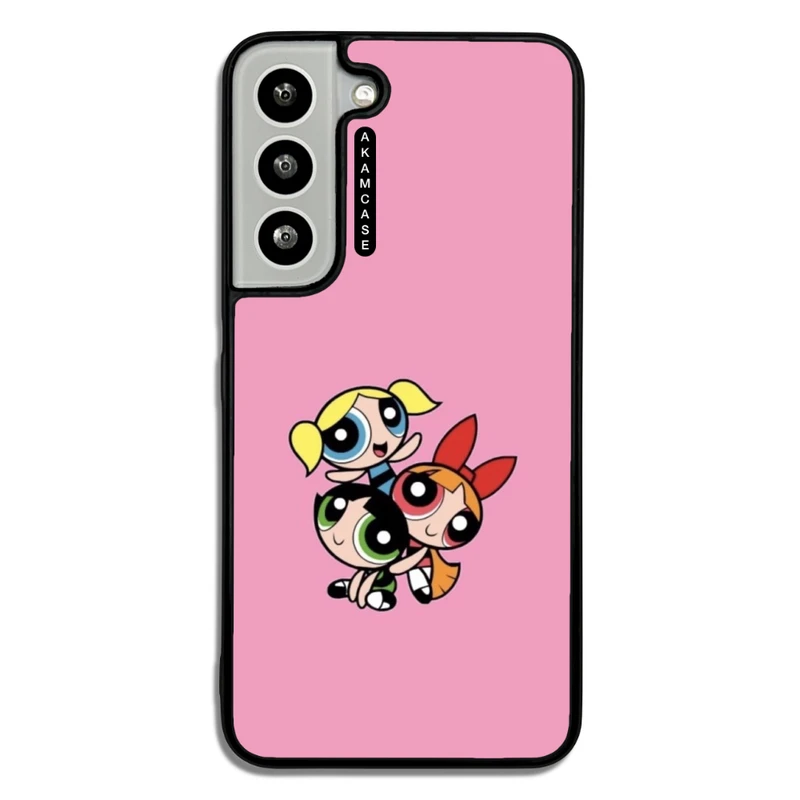 کاور آکام مدل AMCWSGS22-POWERPUFF GIRLS11 مناسب برای گوشی موبایل سامسونگ Galaxy S22