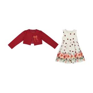 ست کت و پیراهن دخترانه مدل 034