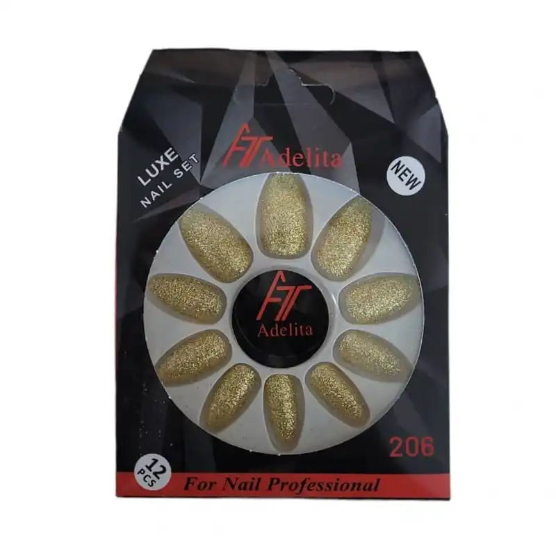 ناخن مصنوعی آدلیتا مدل Sh-T-206 بسته 12 عددی