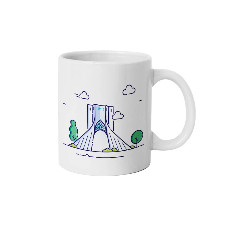 ماگ هومرو طرح برج آزادی مدل M1231