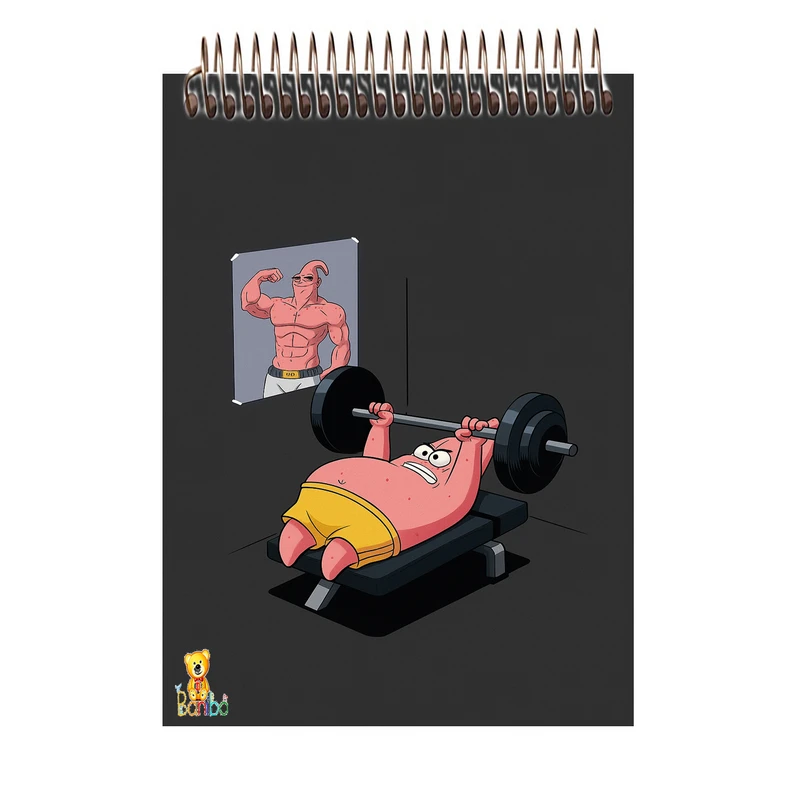 دفتر شطرنجی 100 برگ بانیبو مدل پاتریک کد 1197